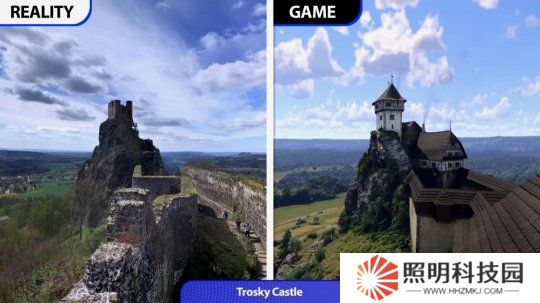 《天國：拯救2》游戲與現(xiàn)實場景對比 分不清虛擬與現(xiàn)實